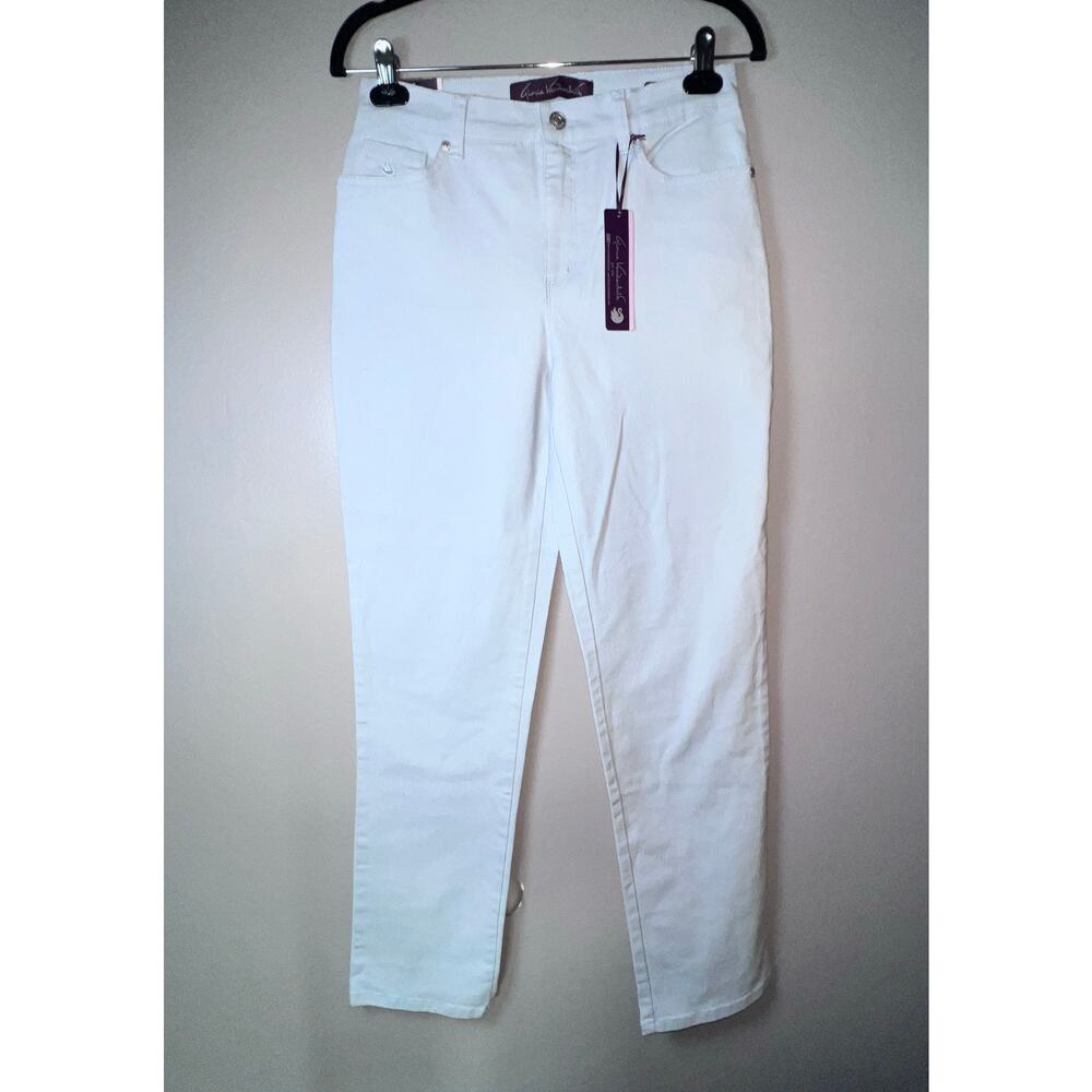 Gloria Vanderbilt Amanda 6 NWT Light Blue Jeans Classic Rise Tapered Leg Stretch